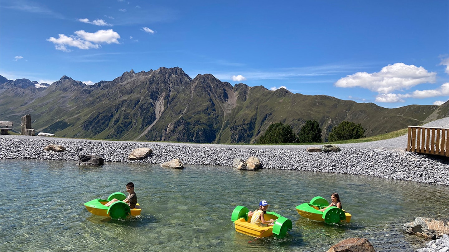 lake paddle boats