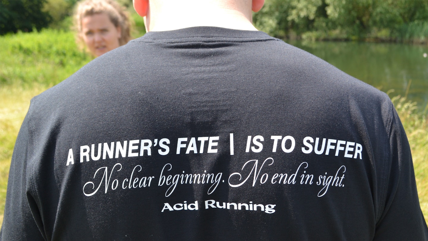 Acid Running Tee Shirt in black tested by Nick Hallissey 3