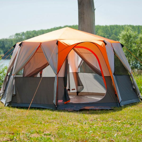 The Best Family Tents Reviewed 2024 LFTO   Coleman Octagon 8 Pitched 