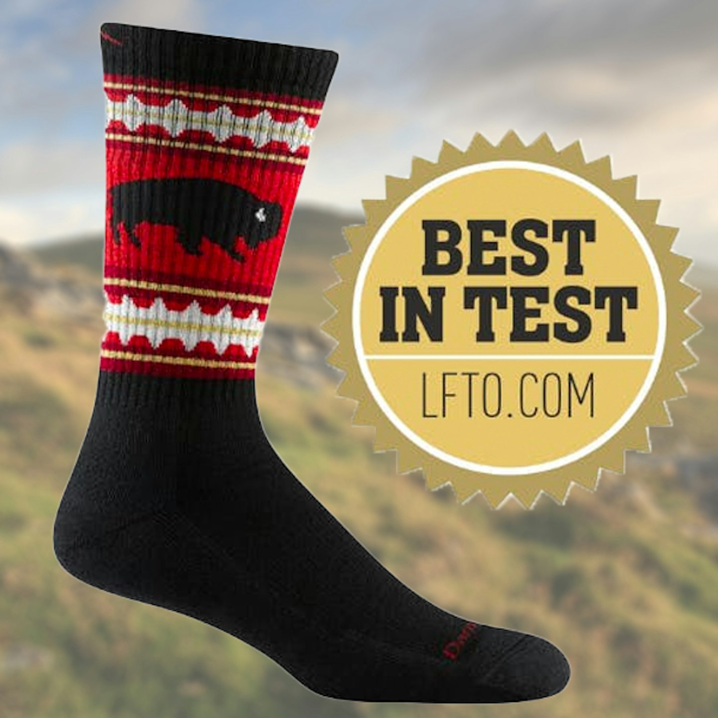 Darn Tough VanGrizzle Boot Midweight Hiking Sock