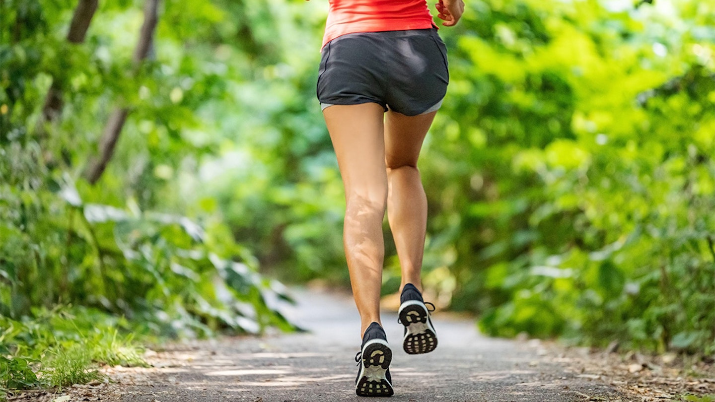 woman running