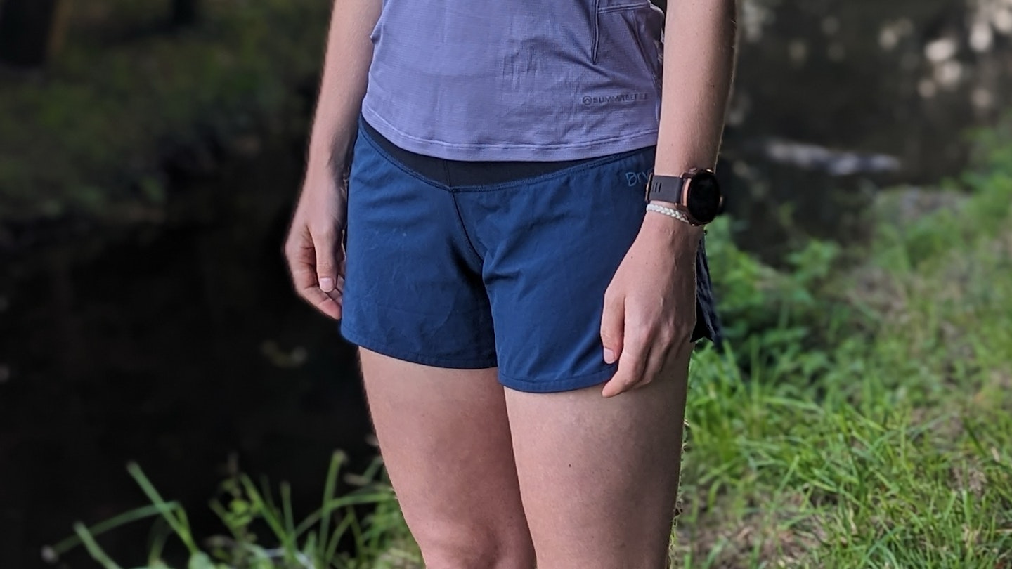 Kate wearing the Dryad Eido Shorts