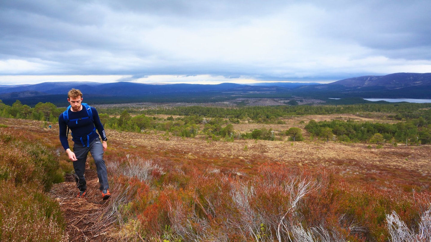 LFTO writer Chris Williams testing outdoor gear in Scotland