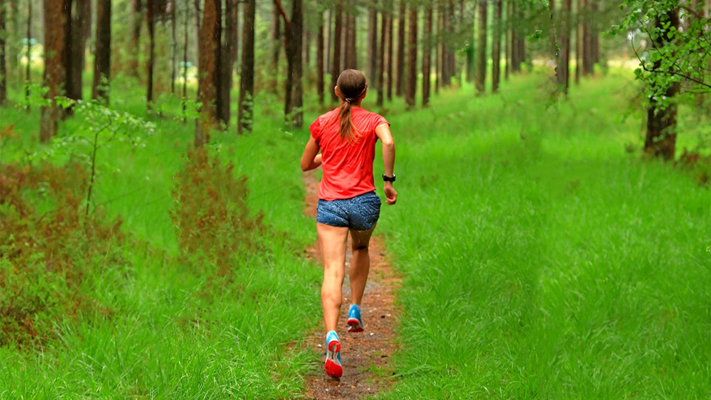 runner in long grass