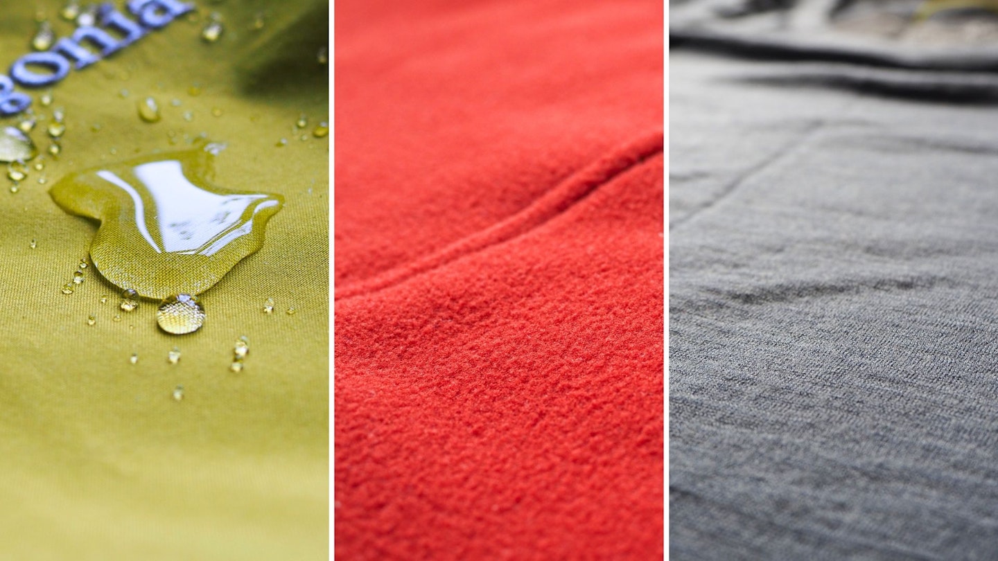 Three sustainable outdoor fabric types