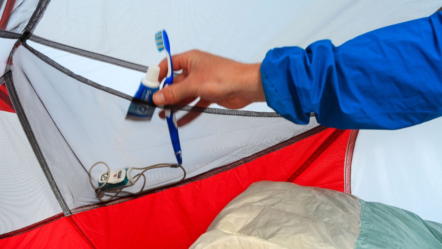 Tent pocket