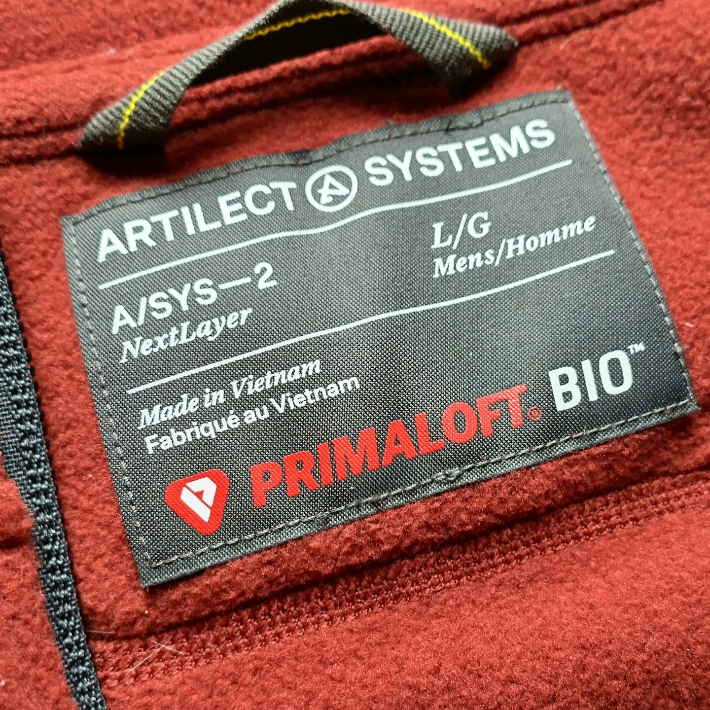 Artilect Halfmoon Bio Fleece label