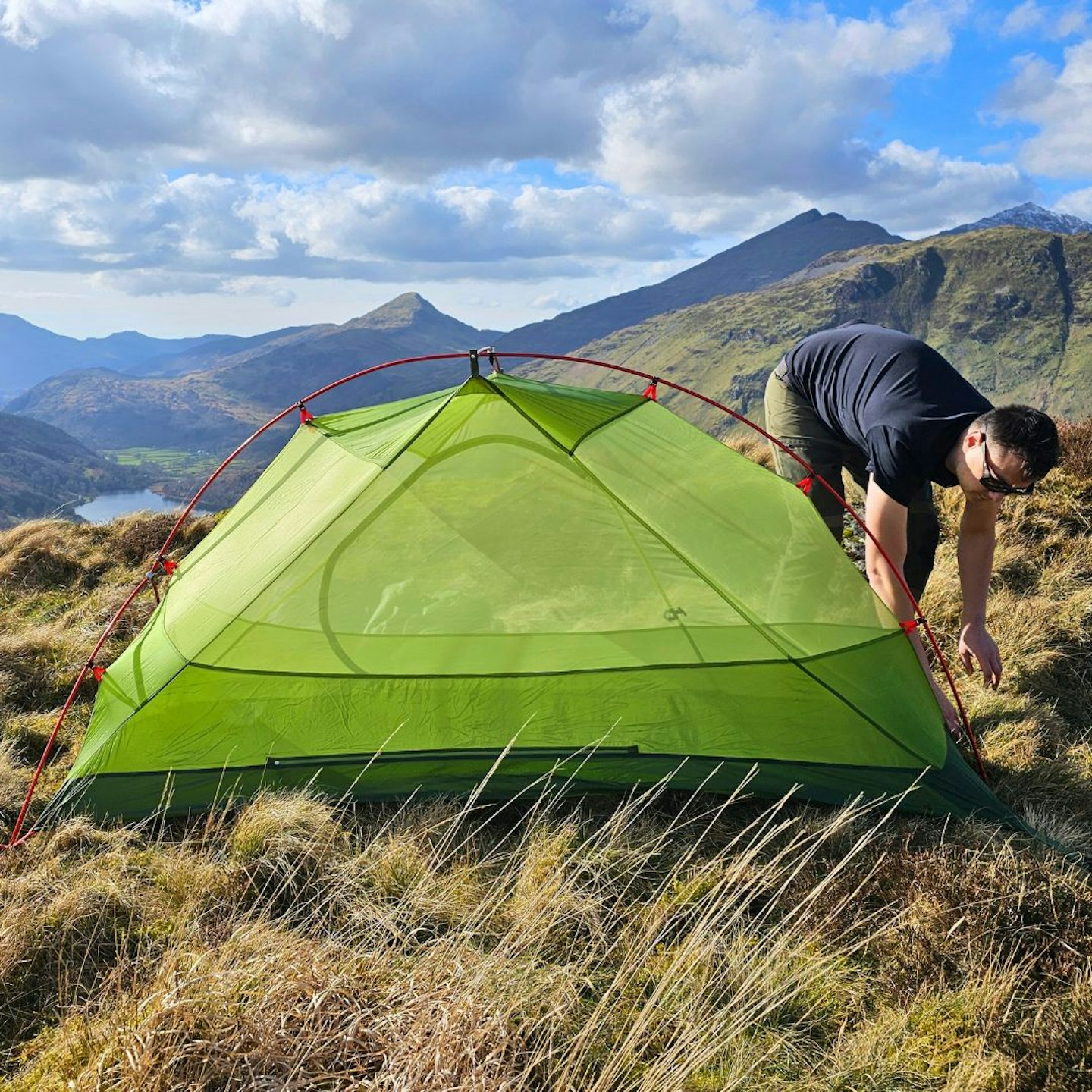Exped Mira 1 HL tent inner pitching