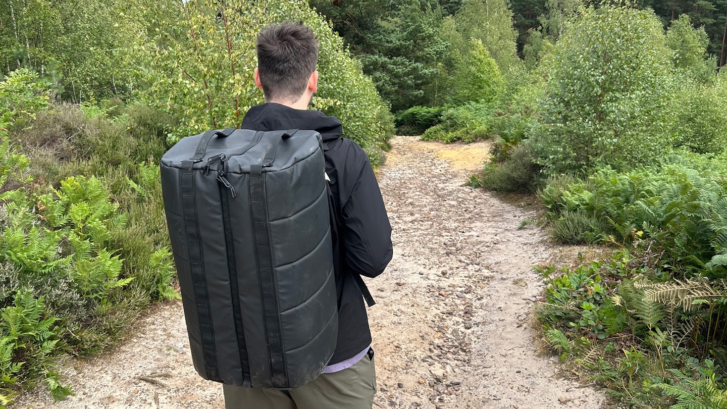 How wearable is the db split roamer duffel?