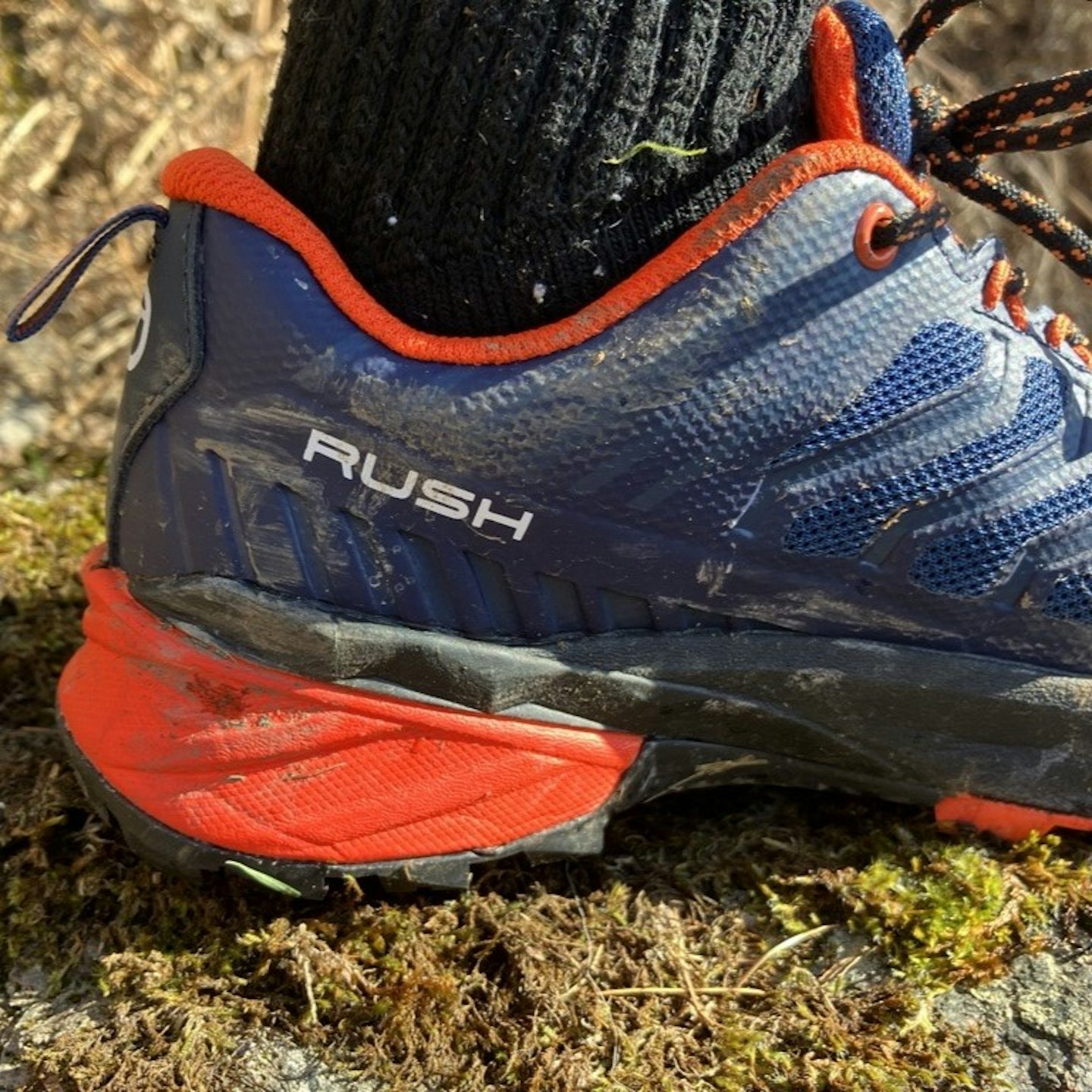 Scarpa Rush Kids GTX heel and midsole