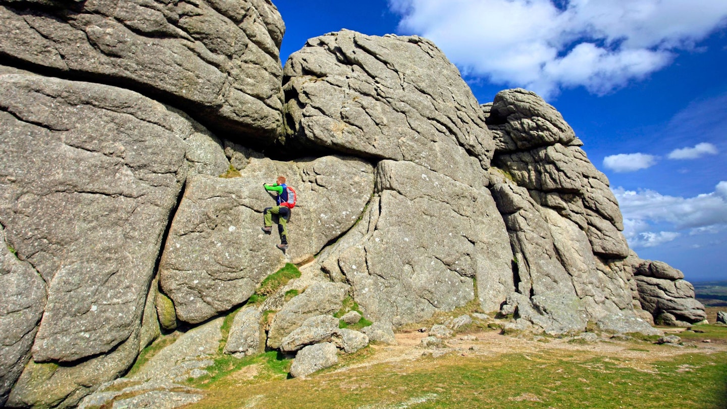 Scrambling in Dartmoor