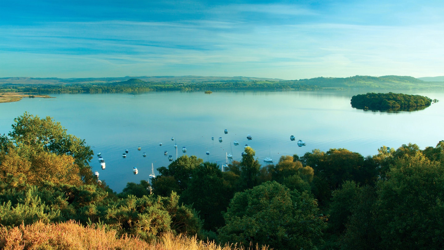 Loch Lommond in the scottish lowlands