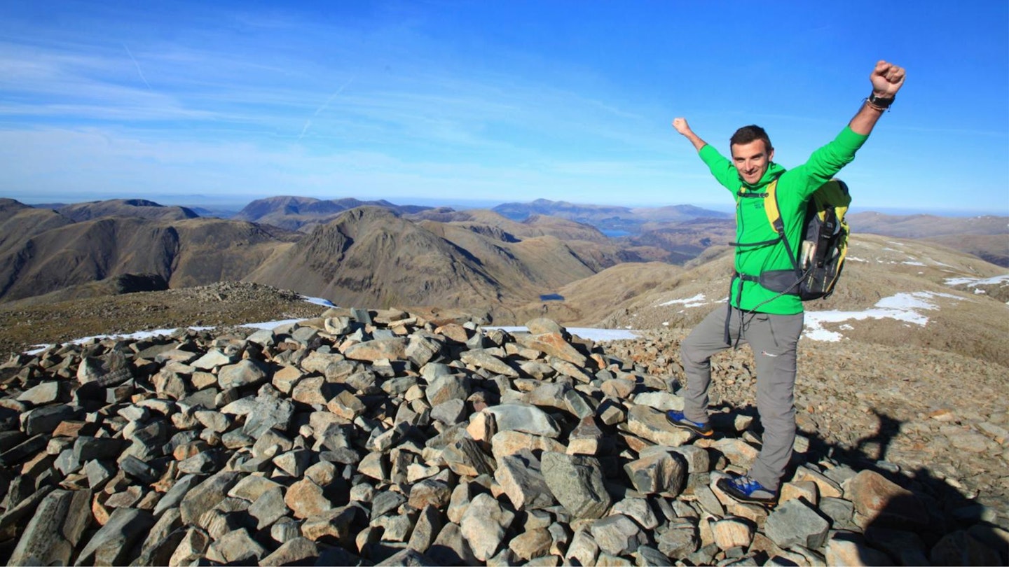 Softshell jacket Scafell Pike Lake District