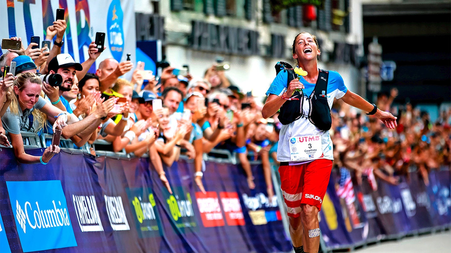 courtney daulwalter winning UTMB