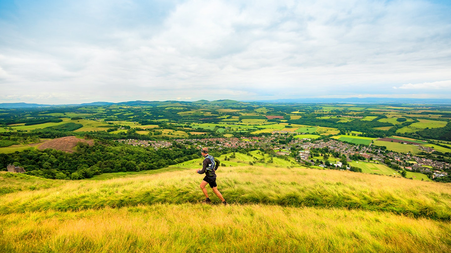 runner in a field