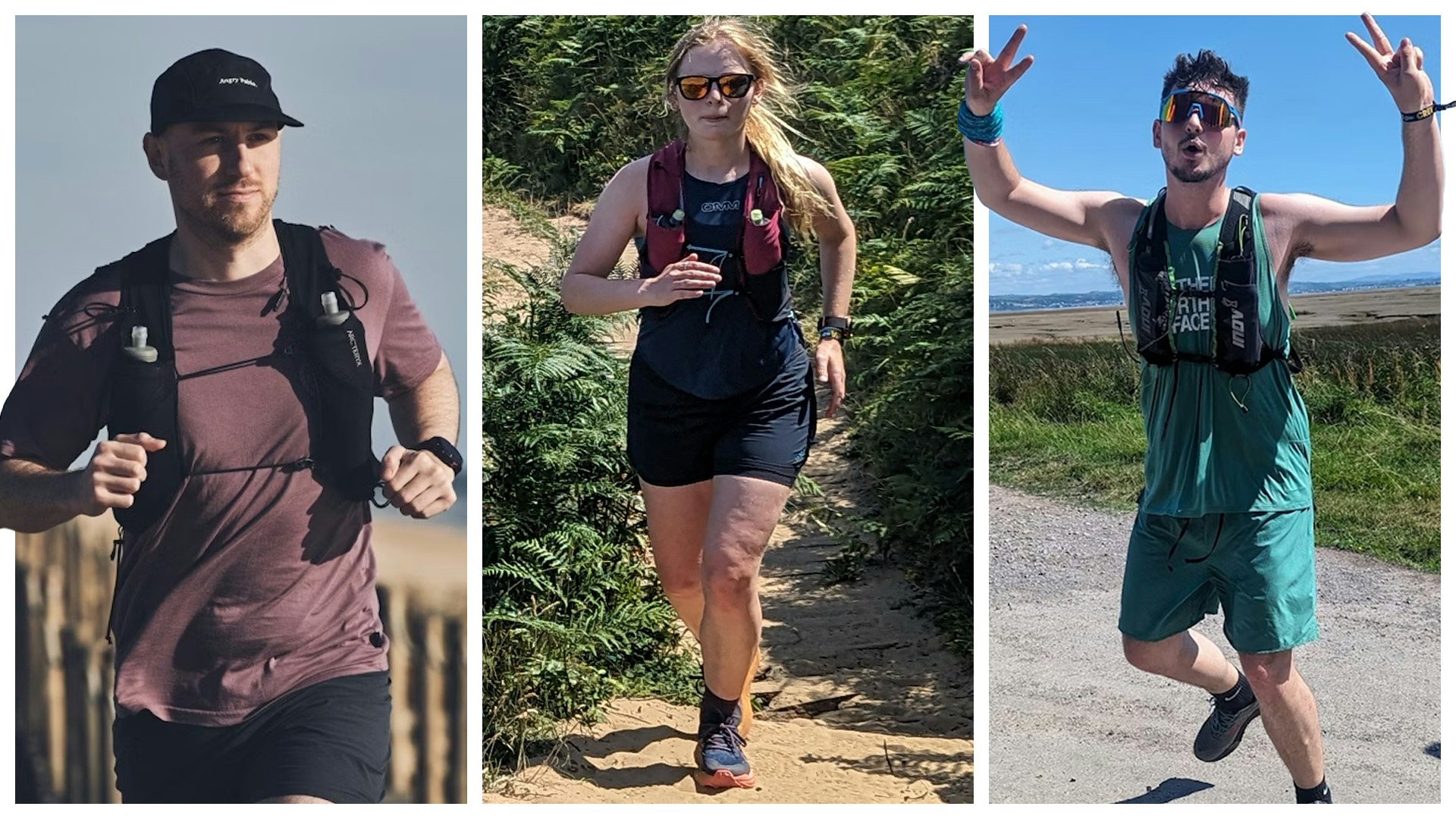 LFTO Gear testers Milo Wilson Rob Slade Kate Milsom