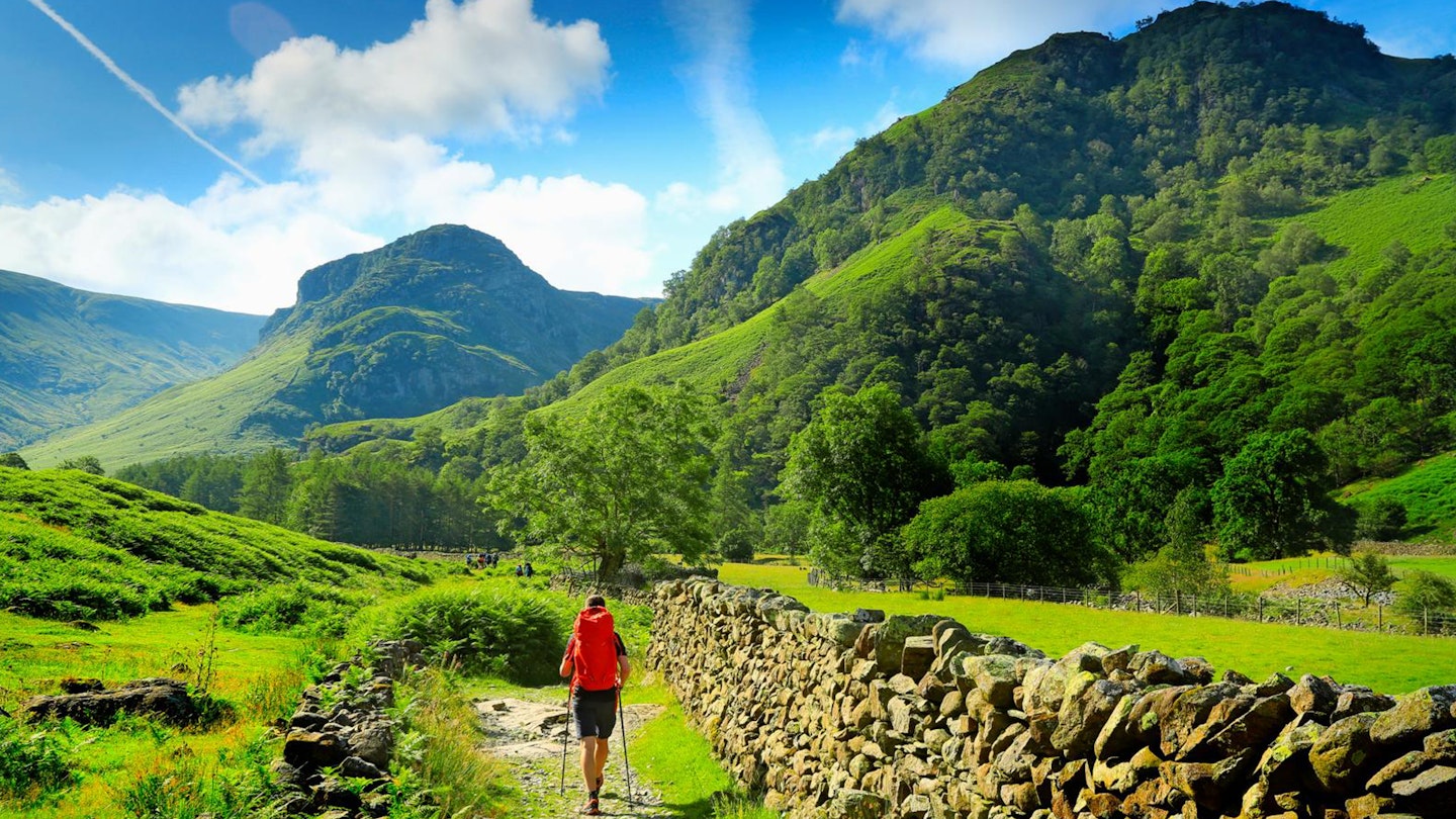 Lake district hiker