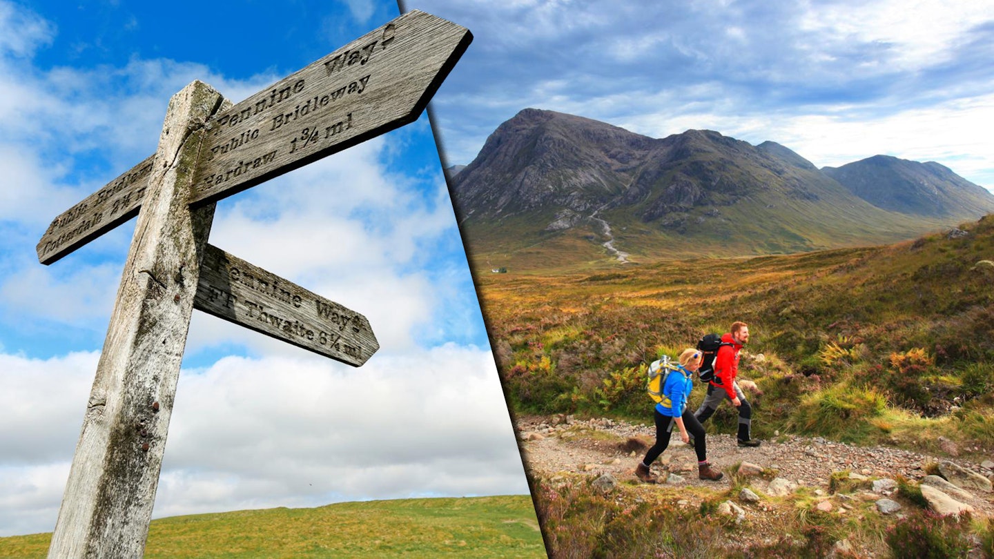Long distance hiking trails