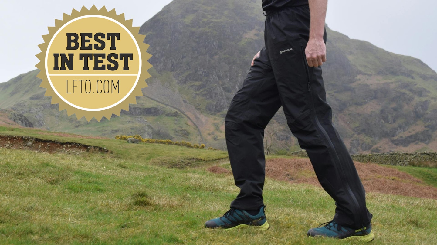 Montane Paclite waterproof trousers best in test