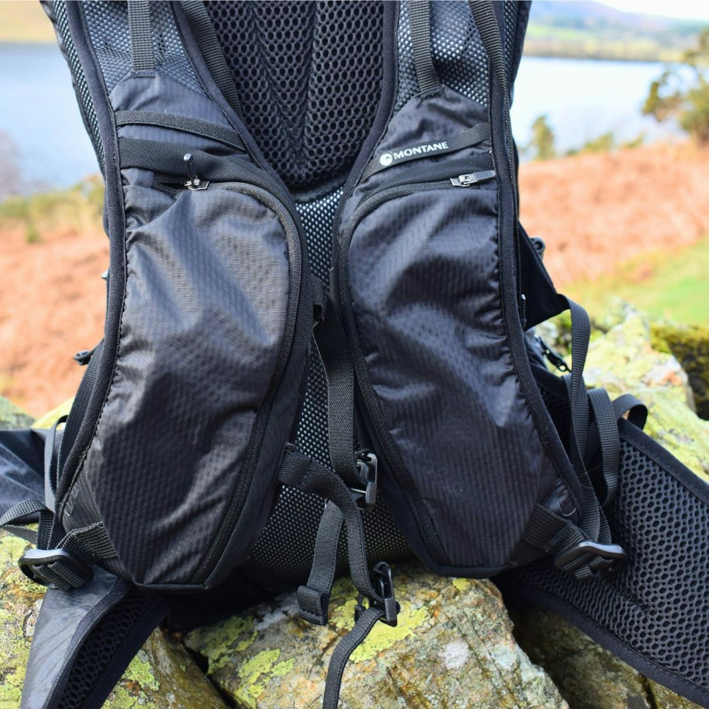Montane Trailblazer 25L Backpack shoulder strap pockets