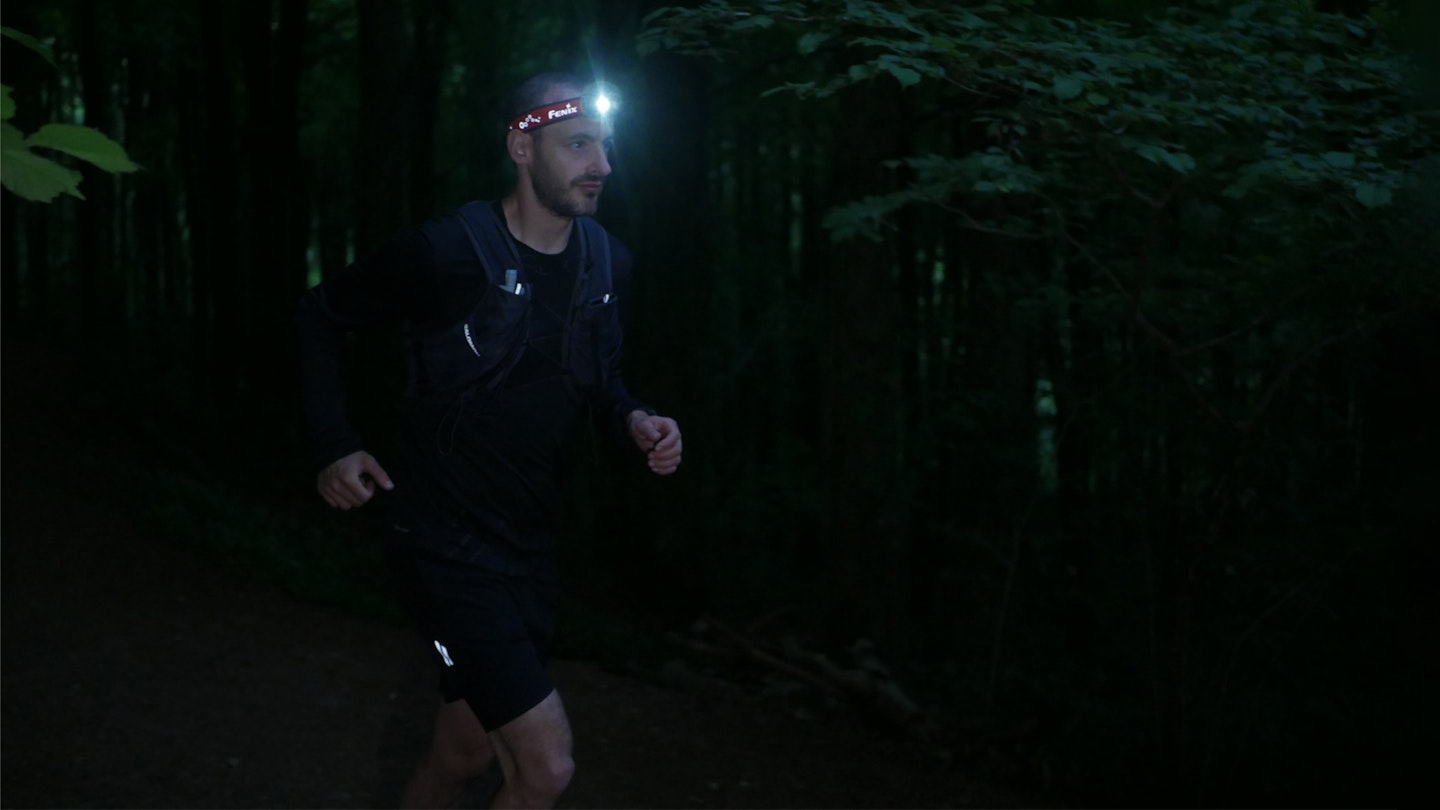 Trail Runner with Fenix Head torch