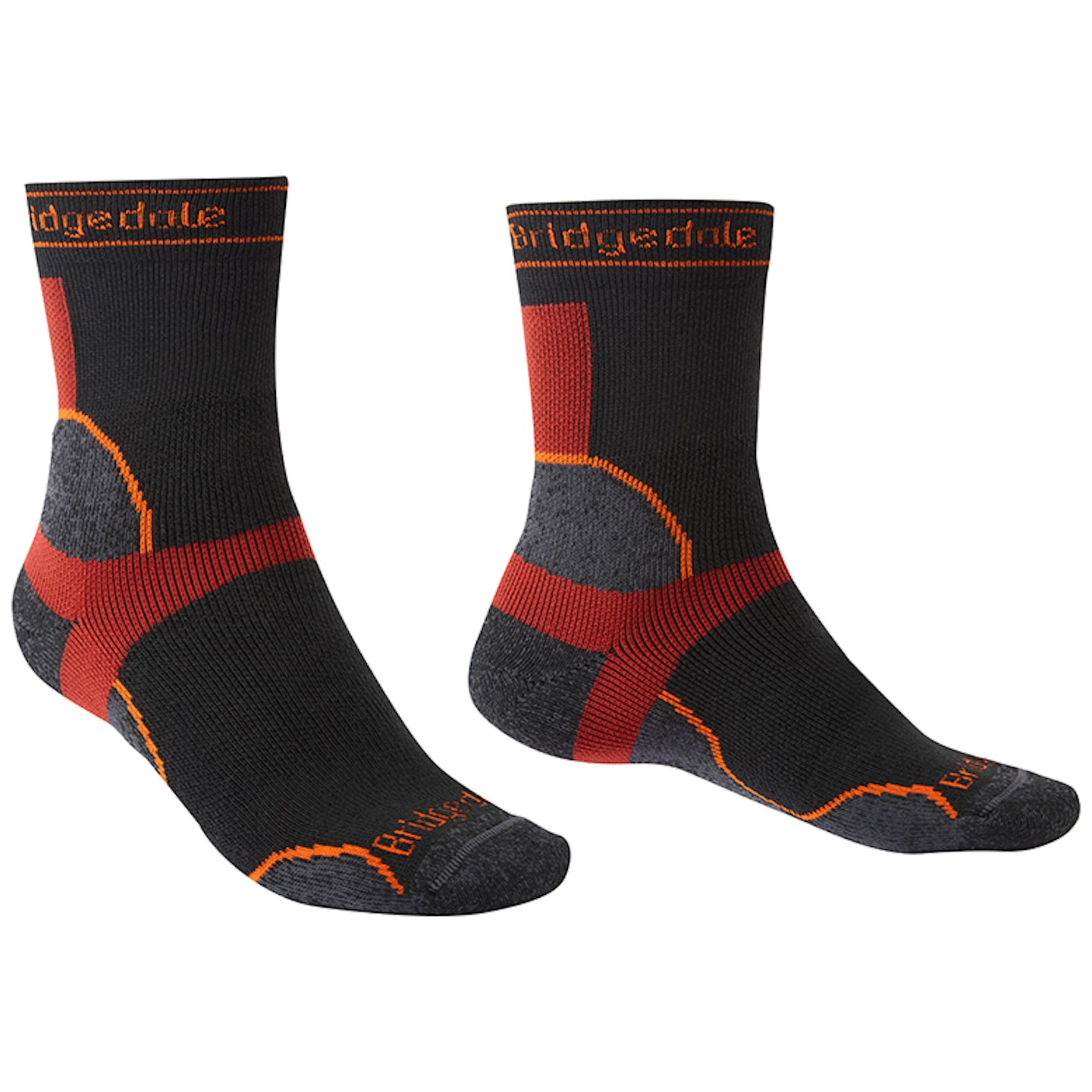 bridgedale men's trail running merino crew socks