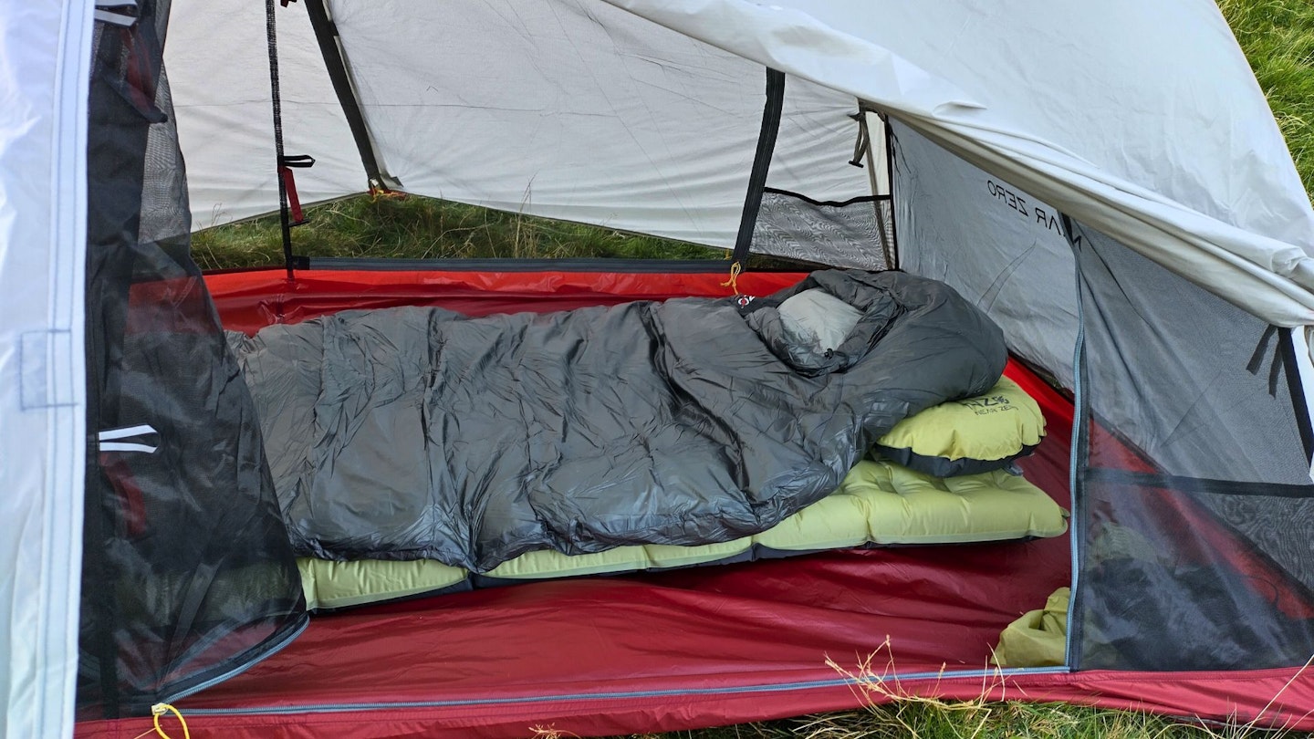 Near Zero NZ 20 sleeping bag and sleeping system
