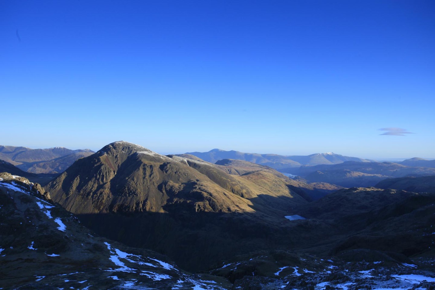 Great Gable from Scafell Pike