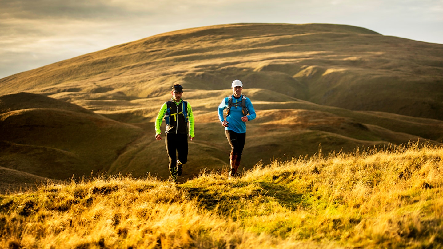 two runners on the fells
