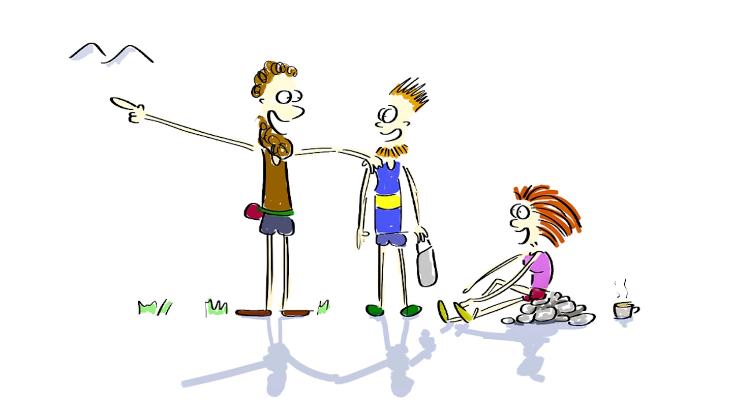 debrief cartoon runners