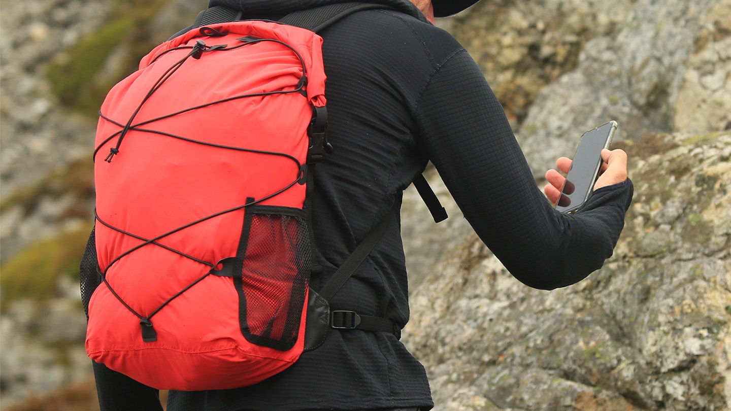 Alpkit Gourdon waterproof backpack out and about