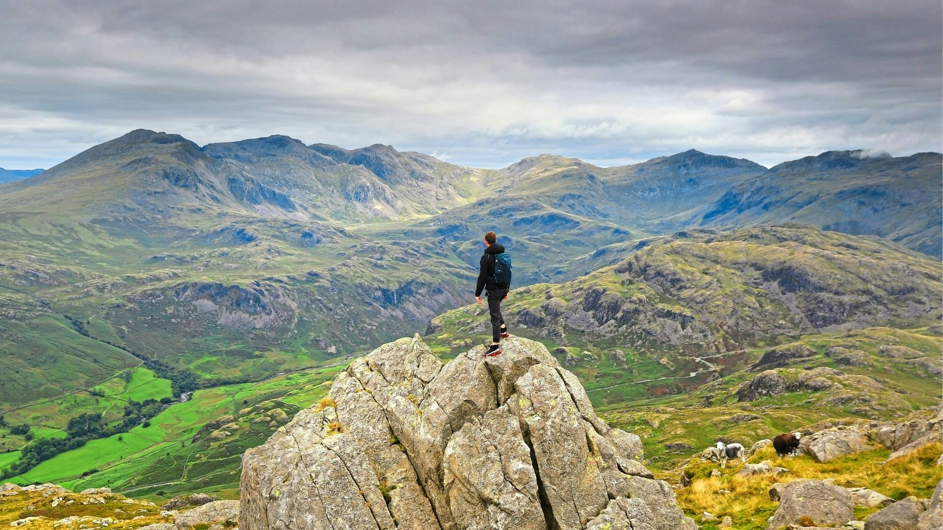 Harter Fell summit Lake District