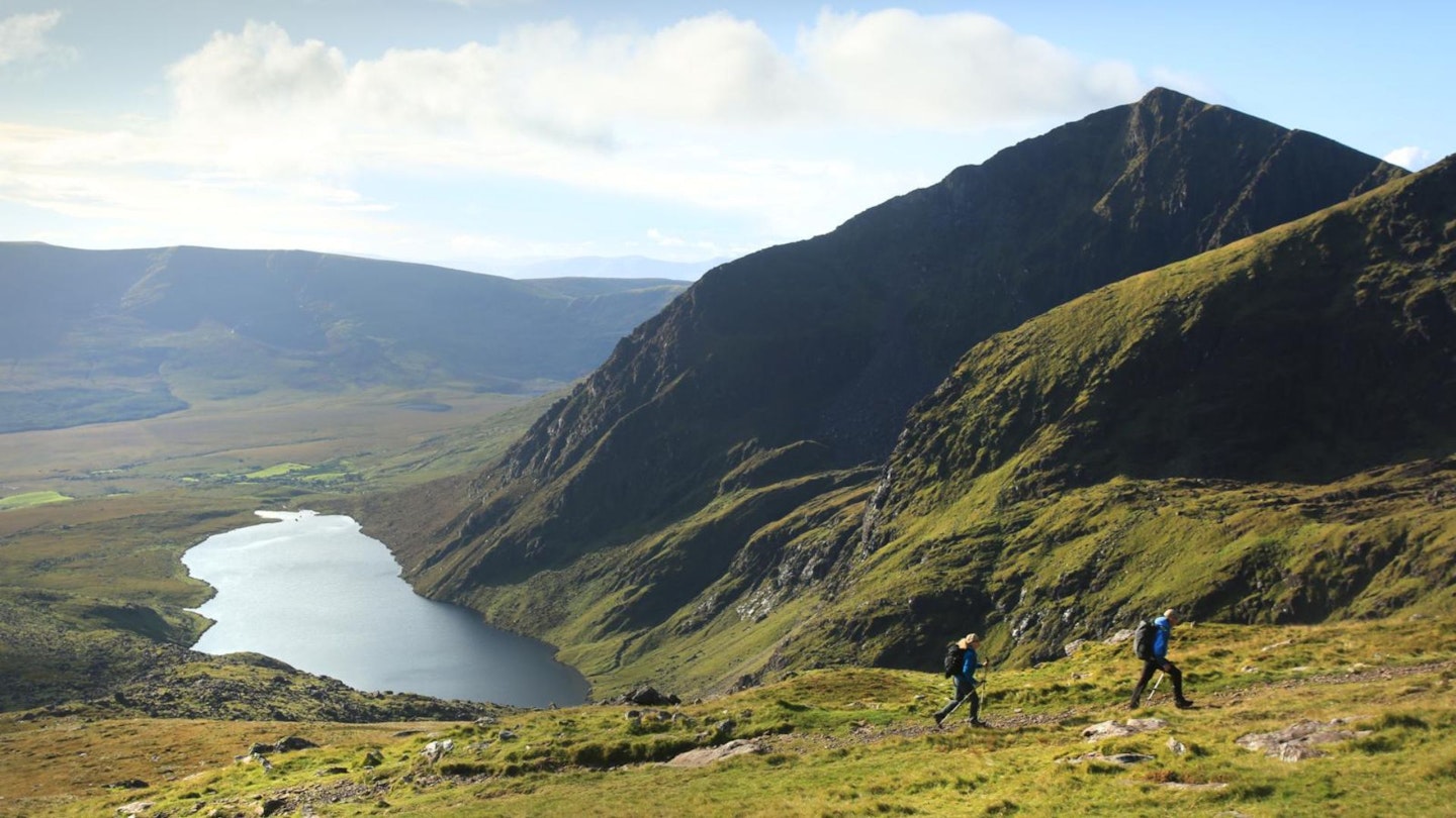 Hiking on Mount Brandon, Dingle Peninsula, Ireland