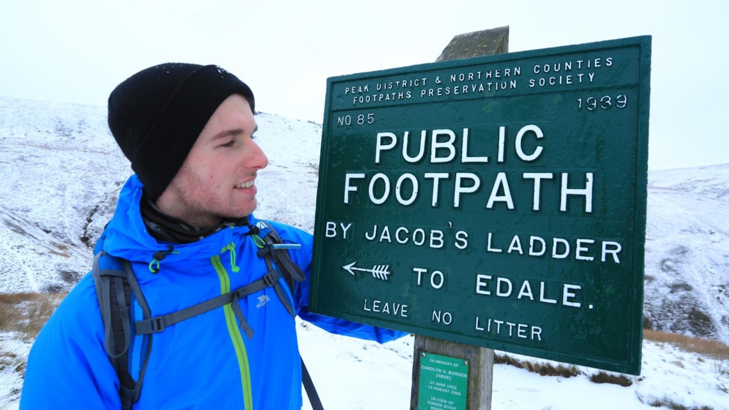 Jacob's Ladder, Kinder Scout, Peak District