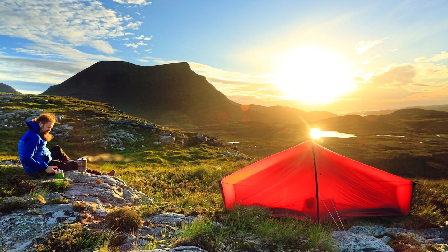 Quinag wild camp Assynt