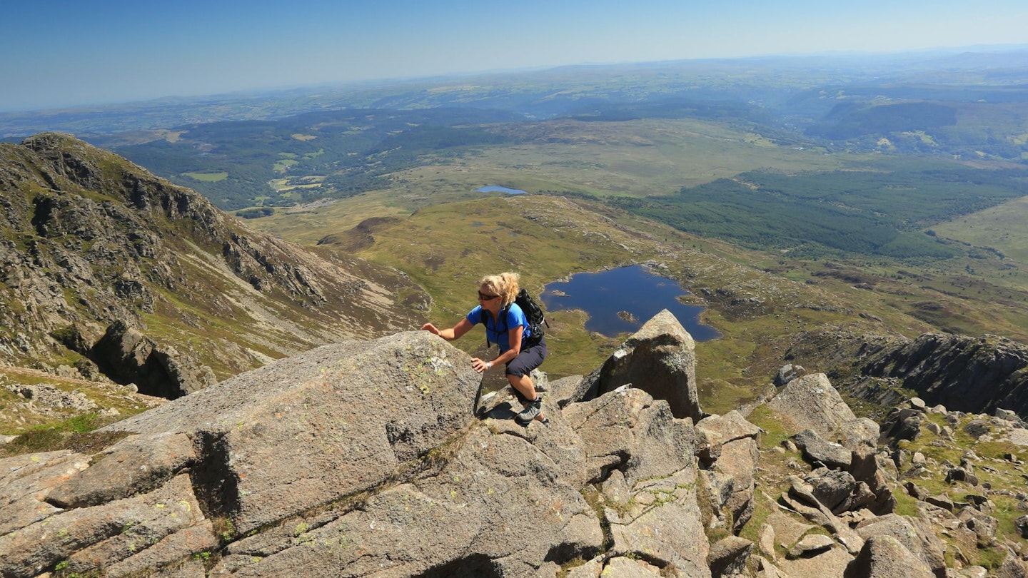 Moel Siabod Snowdonia Daear Ddu ridge