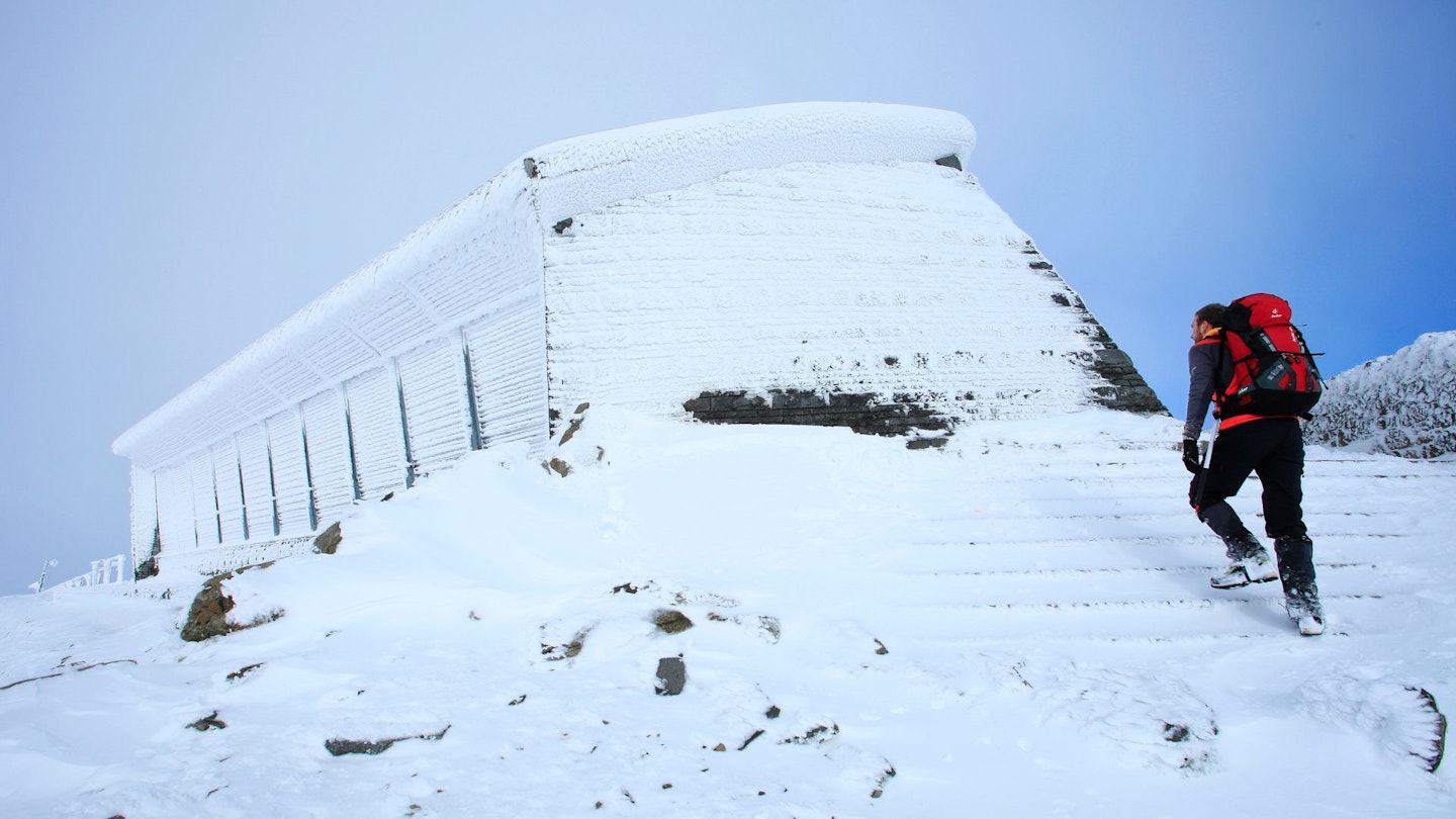 Snowdon cafe winter