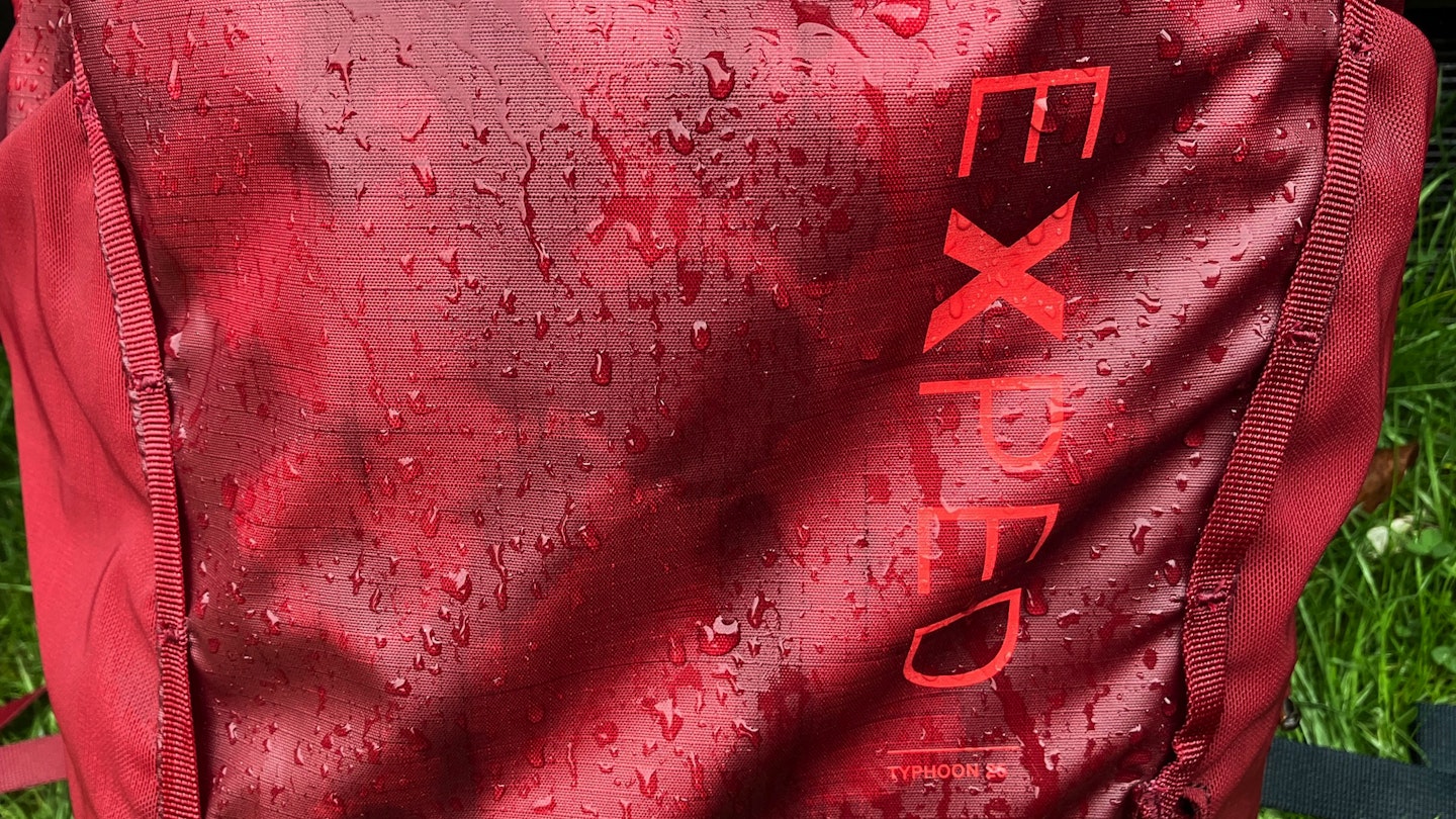 Testing the Exped Typhoon 25 in Storm Babet