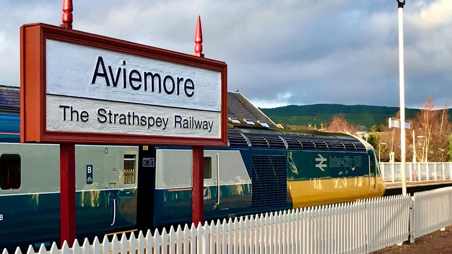 Aviemore train station