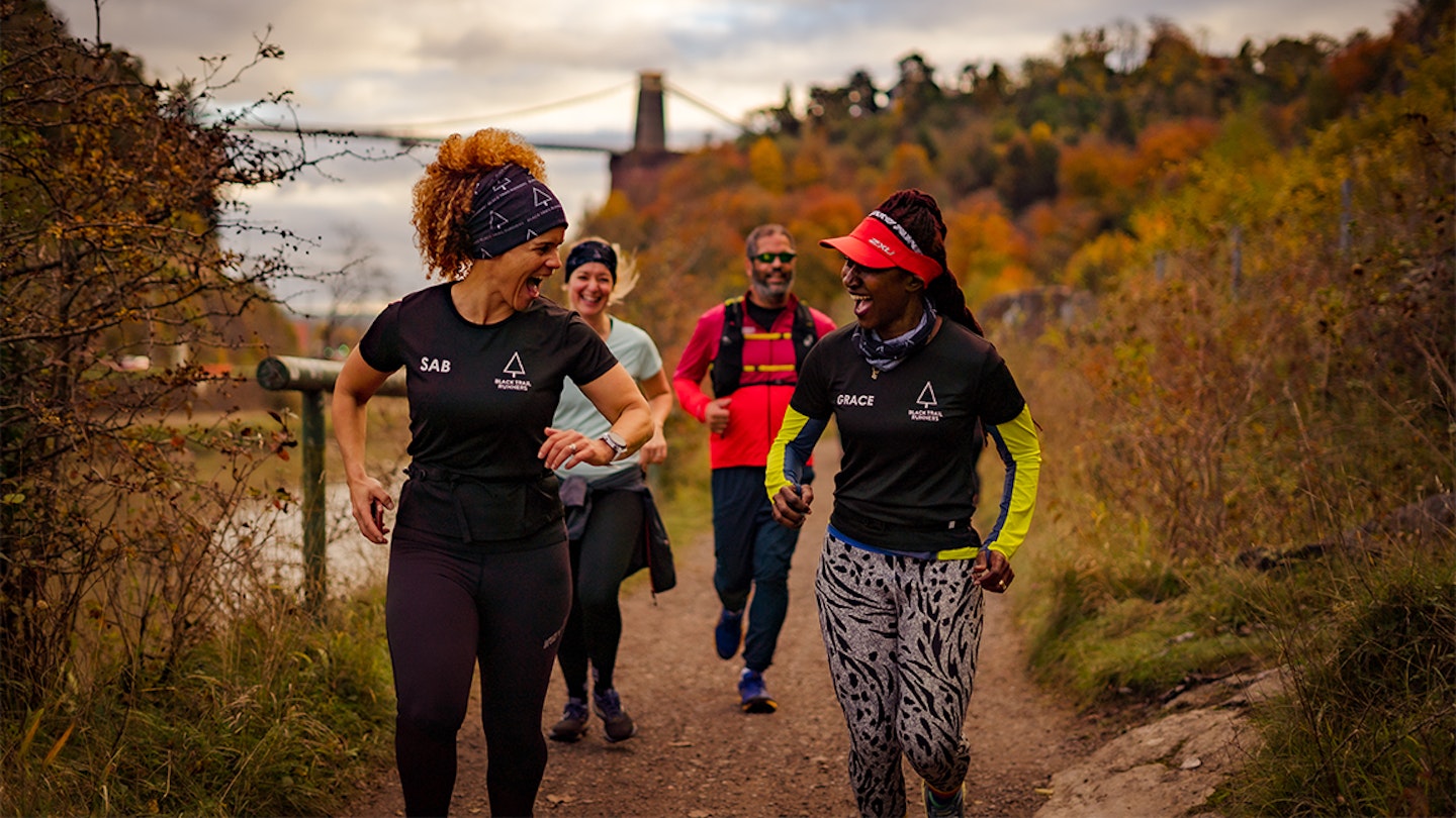 Black Trail Runners group run with Sabrina Pace-Humphrys