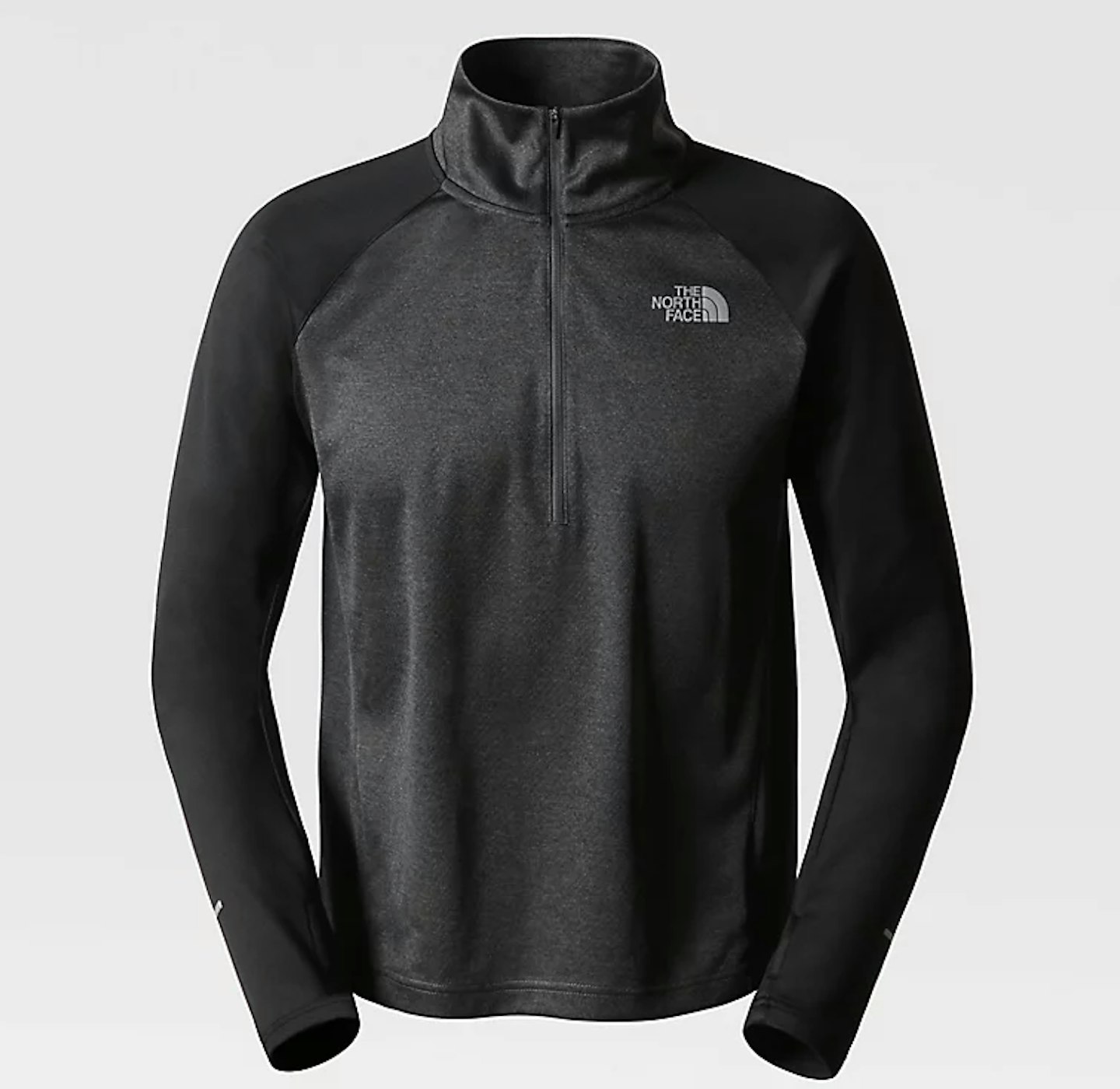 TNF quarter zip fleece run