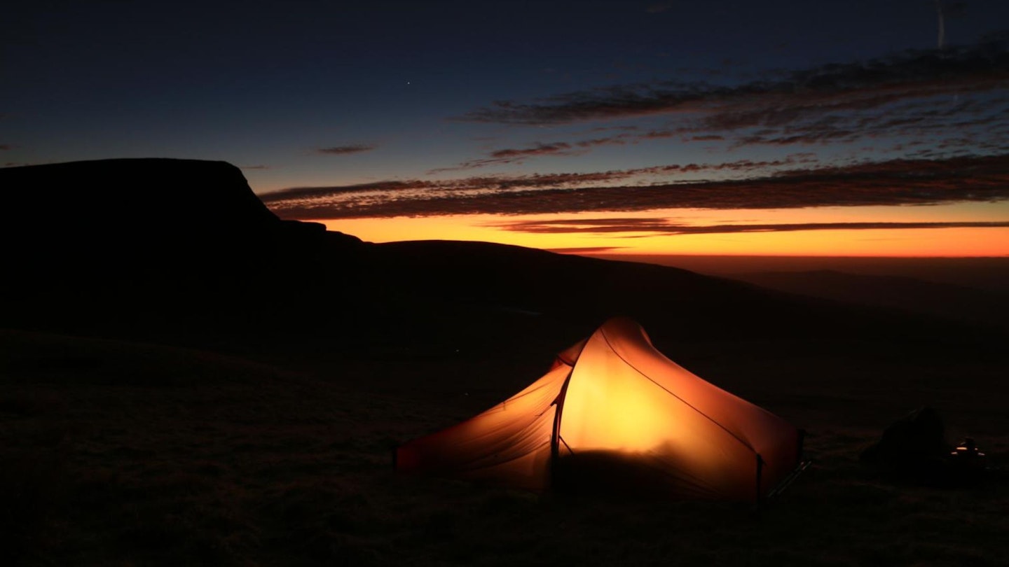 Wild camping in the mountains International Mountain Day
