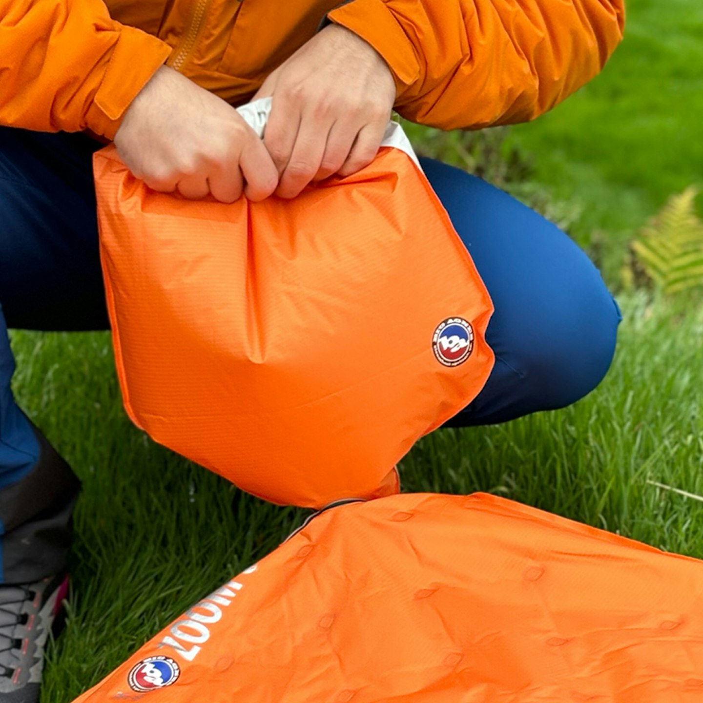 inflation sack for camping mattress