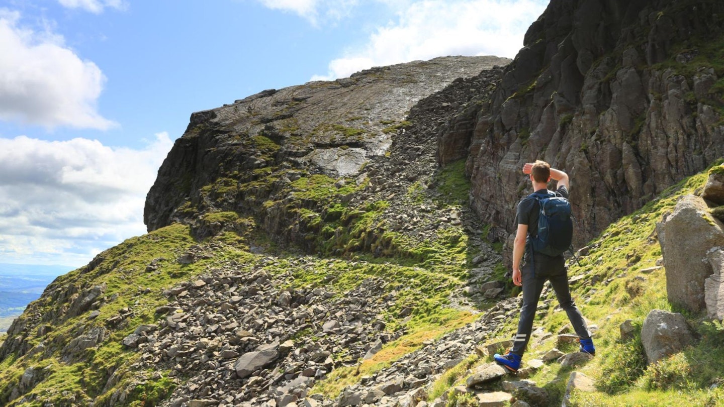 Bow Fell Great Slab Lake District