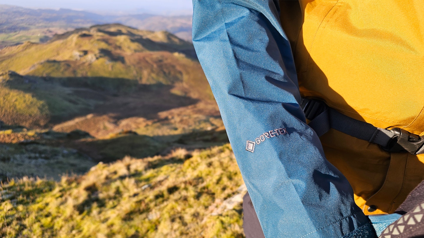 Gore tex lining of the sprayway cape wrath jacket