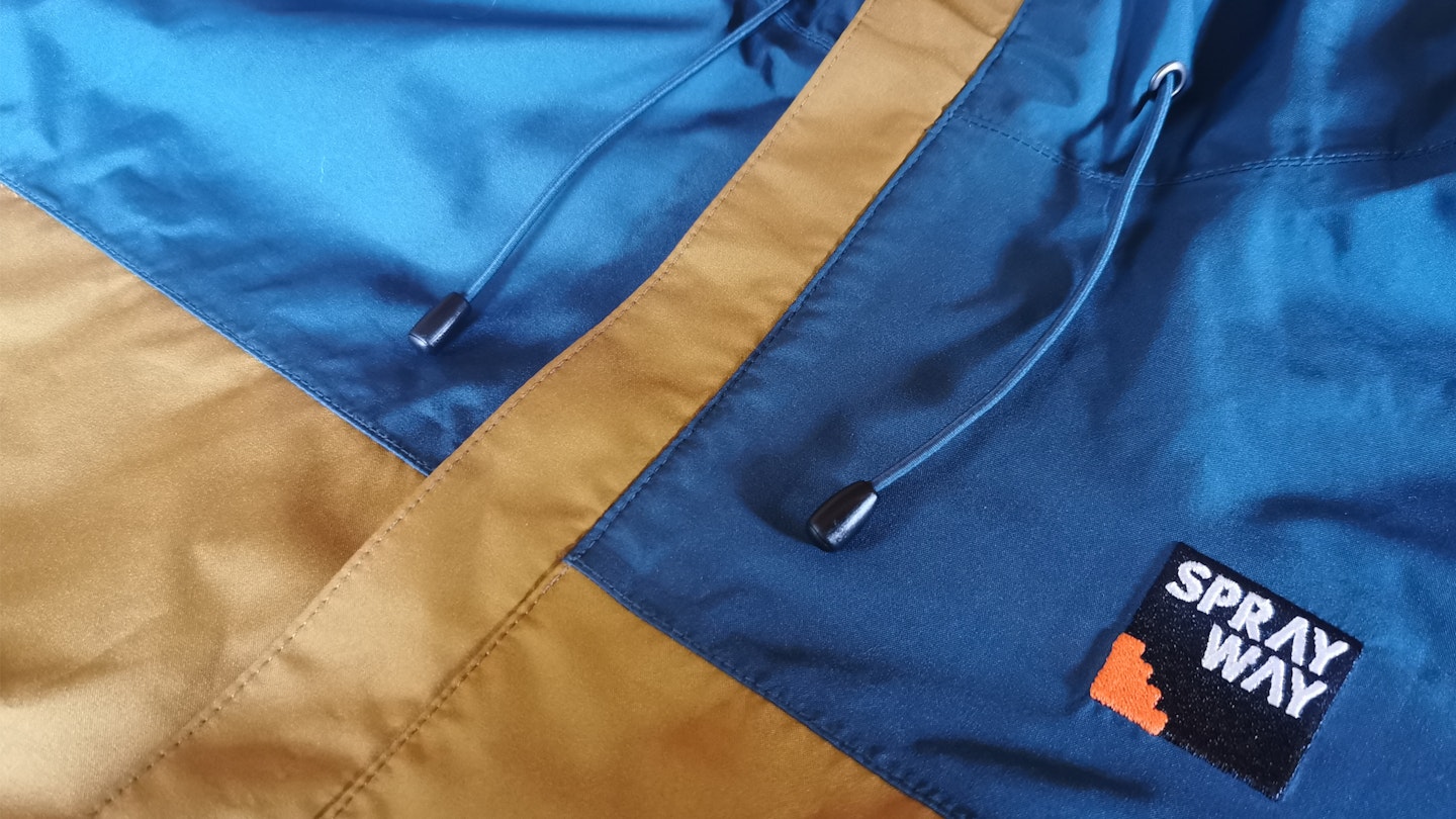 Hood adjustments and zipper on the sprayway cape wrath jacket
