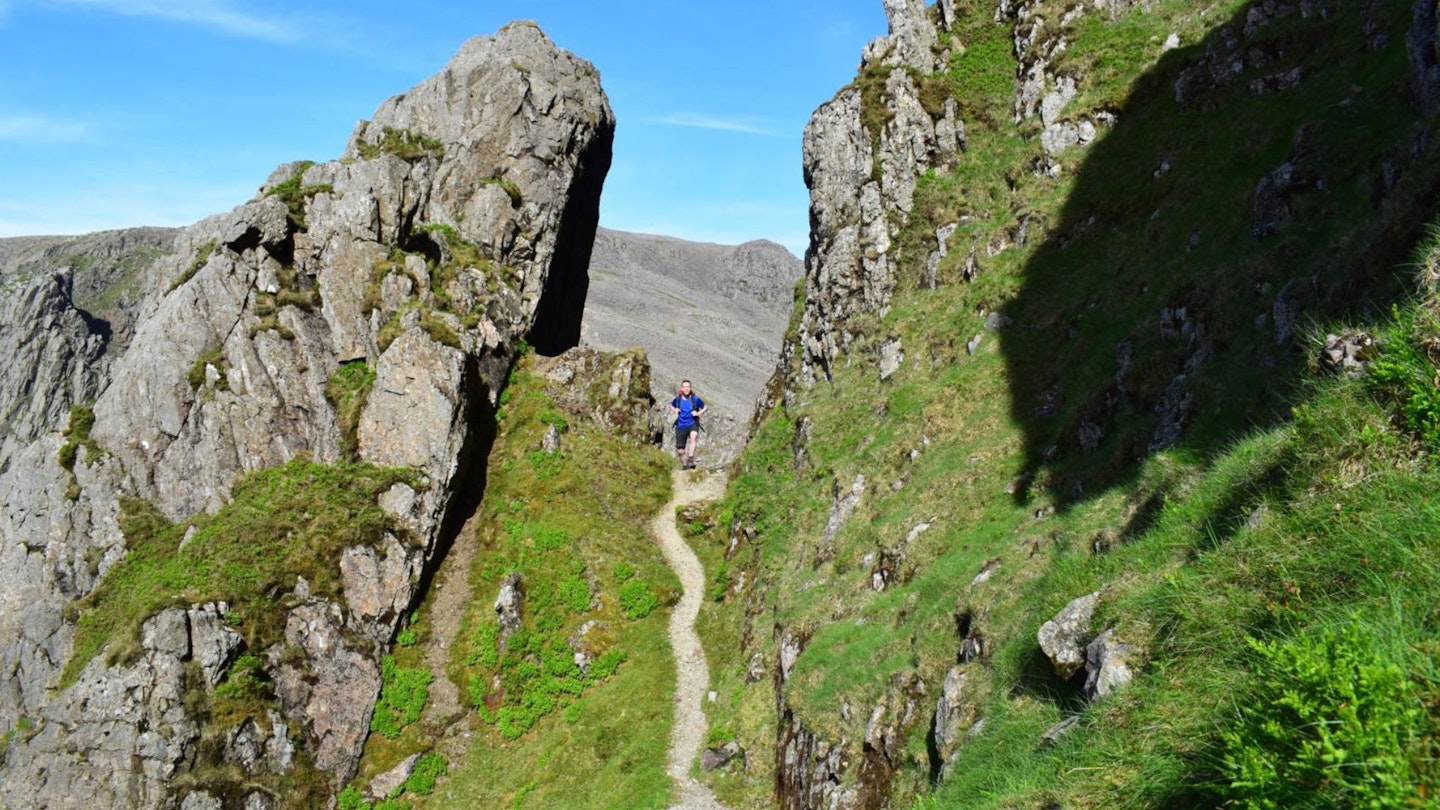 Lord's Rake Scafell Pike Lake District