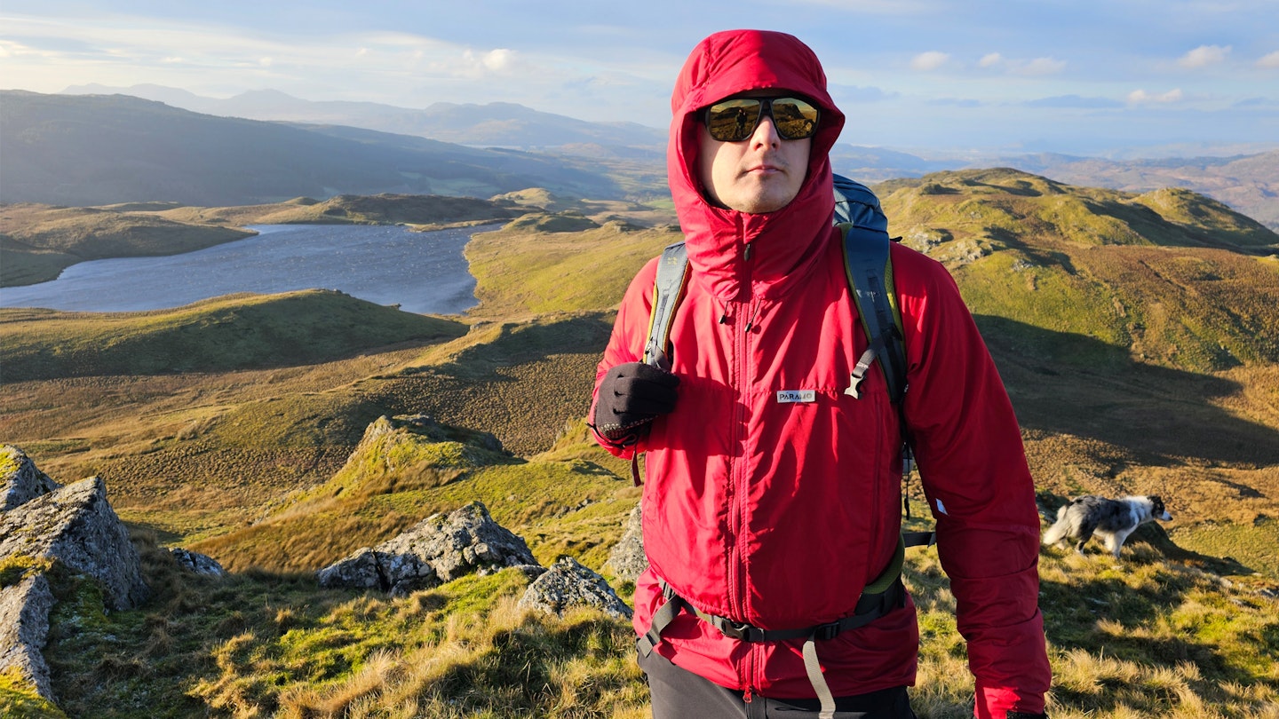 Paramo Velez jacket on hiker