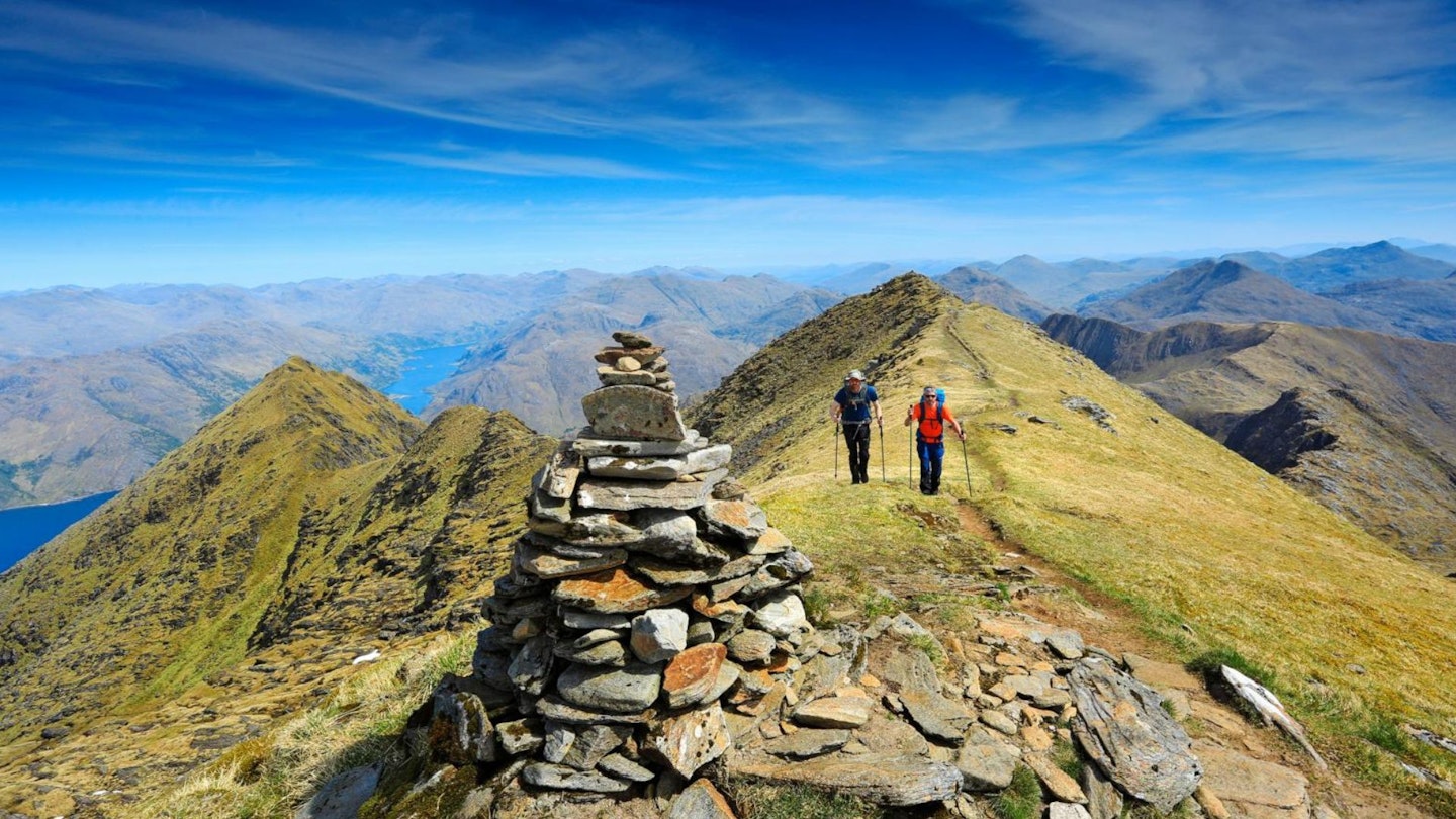 Summit of Ladhar Bheinn Knoydart Scotland Trail 100