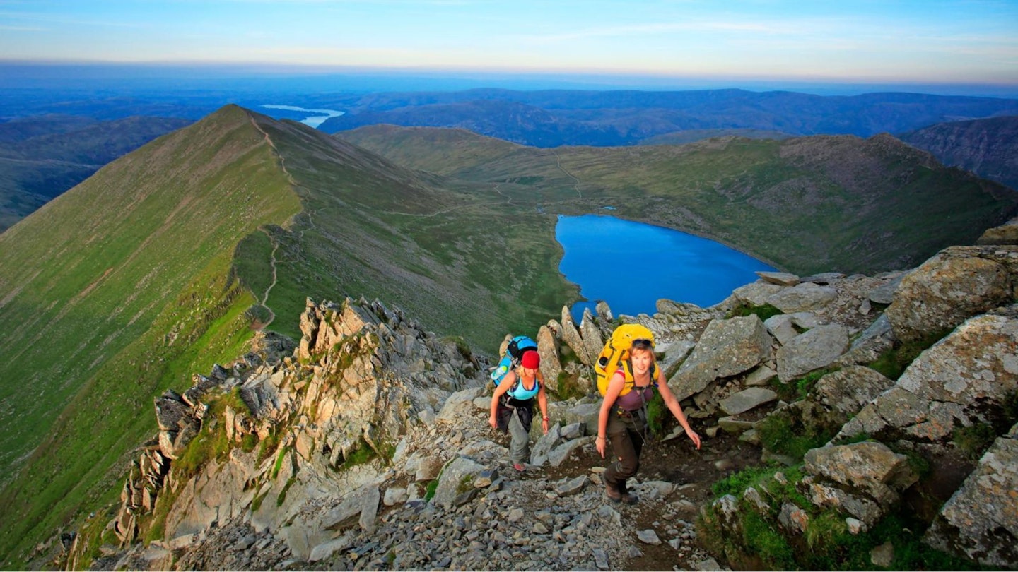 Swirral Edge Helvellyn Lake District Trail 100